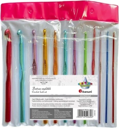 Zestaw kreatywny Szydełka metalowe 145mm 12szt - Titanum