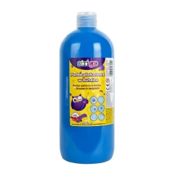 Farba plakatowa w butelce 1000ml jasnoniebieska - Strigo