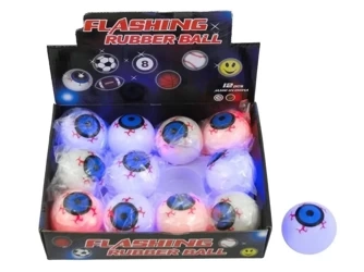 Piłeczka ze światłem oko 6cm (12szt) - ADAR