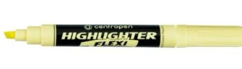 Zakreślacz FLEXI SOFT 8542 żółty pastel - Centropen