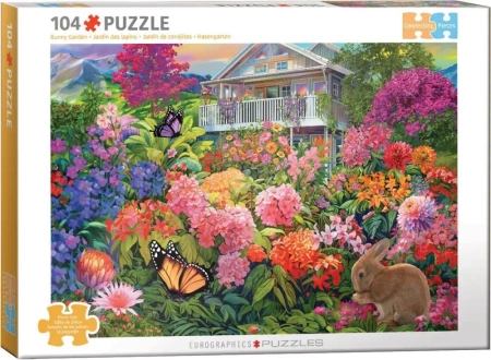 Puzzle 104 Bunny Garden by Chris Bigelow 6704-6023 - Eurographics