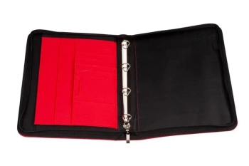 Teczka A4 609 czerwona na suwak - Antra