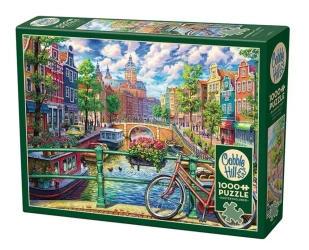 Puzzle 1000 Amsterdam, Niderlandy G3 - Cobble Hill