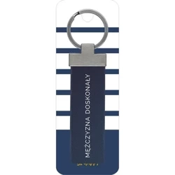 Brelok prezentowy z napisem Mężczyzna Doskonały - Be-Happy Gifts