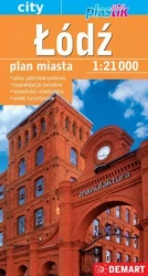 Plan miasta Łódź 1:21000 - praca zbiorowa