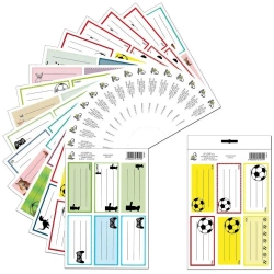 Naklejki na zeszyt Chłopcy 3szt - Bee-bee