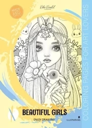Kolorowanka A4 8 obrazków Beautiful Girls żółta - Fresh