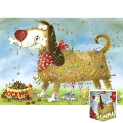 Psie życie. Puzzle + plakat, 1000 elementów
