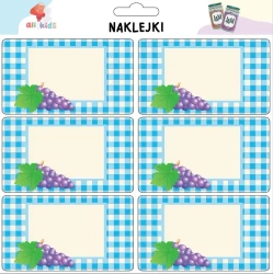 Naklejki na przetwory i przyprawy Owoce - All4Kids