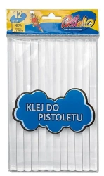 Klej do pistoletu 11mmx20cm 12szt - Alfa Pastello