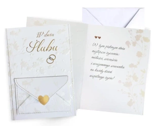Karnet Ślub koperta - Kukartka
