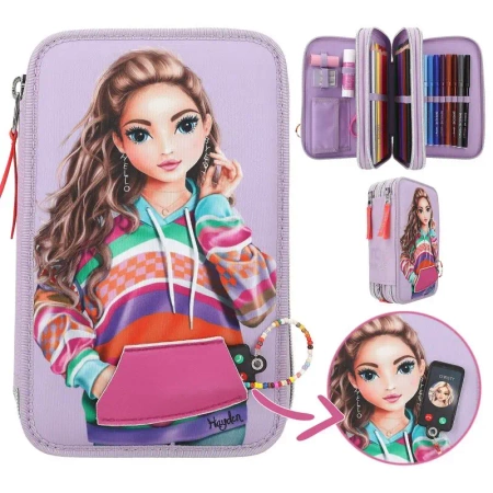 Piórnik potrójny z wyposażeniem Top Model Joy z aplikacją Smartfon 12842A