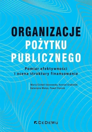 Organizacje pożytku publicznego - Maria Cichoń-Sosnowska, Konrad Grabiński, Katarzy