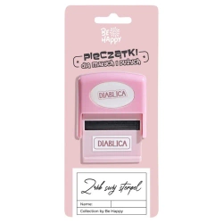 Pieczątka z napisem - Diablica - Be-Happy Gifts