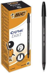 Długopis Cristal Exact czarny (20szt) - BIC