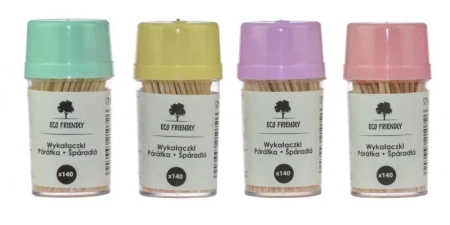 Wykałaczki baryłka mix 140szt - Arpex