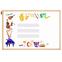 Tablica edukacyjna MEMOBE Music adventure! 60x40 cm