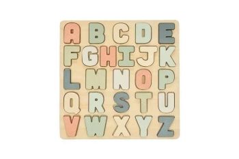 Puzzle drewniane Alfabet - Pearhead