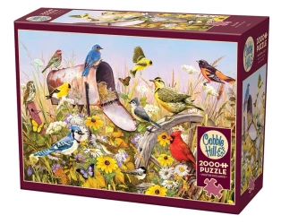 Puzzle 2000 Śpiew ptaków polnych 112183 - Cobble Hill