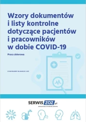 eBook Wzory dokumentów i listy kontrole dotyczące pacjentów i pracowników w dobie COVID-19 - Praca zbiorowa