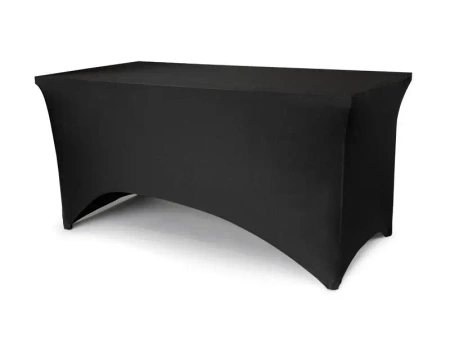 Pokrowiec na stół bankietowy 183x76x74cm czarny - PartyDeco