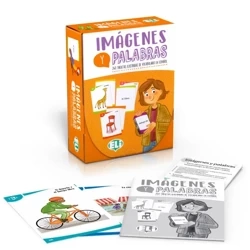 Imagenes y palabras: karty obrazkowe z grami językowymi do nauki hiszpańskiego + e-flashcards + audio OOS - ELI