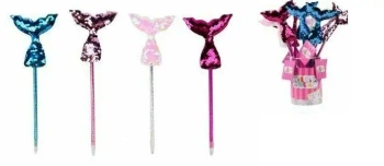 Długopis cekinowa syrenka mix CUBIE SQUAD - Canenco