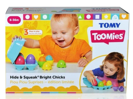 Jajeczka z dźwiękami niebieskie - TOMY Toomies