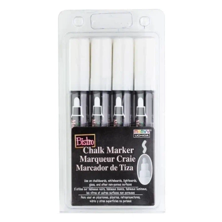 Markery kredowe Bistro Chalk 4szt - Marvy