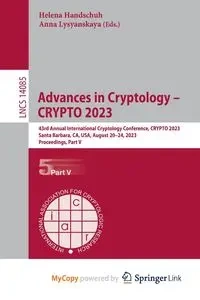Advances in Cryptology - CRYPTO 2023 - Handschuh Helena