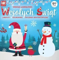 Wesołe łamigłówki. Wesołych Świąt - praca zbiorowa