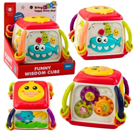Kostka interaktywna dla malucha kaczuszka - Leantoys
