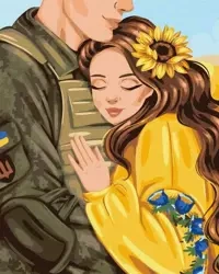 Malowanie po numerach - Najdroższe uściski 40x50cm - Ideyka