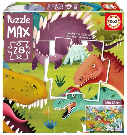 Puzzle XL 28 Dinozaury - Educa