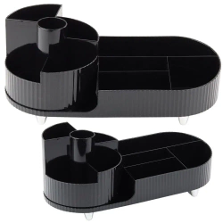 Organizer wielofunkcyjny obrotowy czarny - Leantoys