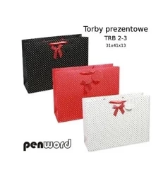Torebka prezentowa 31x41x13cm MIX - Penword