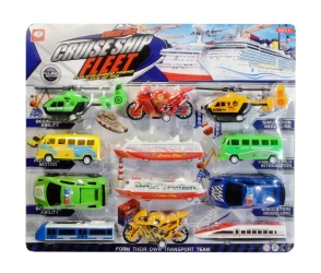 Pojazdy mix 12 szt. - SWEDE