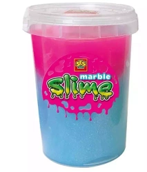 Slime marmur niebieski/róż 200g - SES