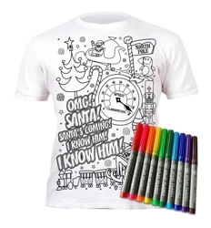 Koszulka do wielokrotnego kolorowania Elfy 5-6 - Splat Planet