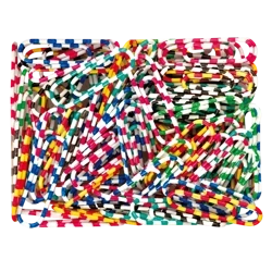 Paczka Spinacze biurowe okrągłe Zebra 28mm 100 szt 12 sztuk - Tetis