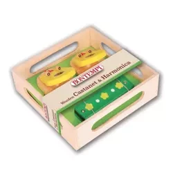 Kastaniety i harmonijka Bontempi