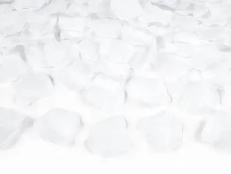 Płatki róż w woreczku białe - PartyDeco