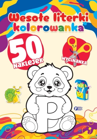 Wesołe literki. Kolorowanka - praca zbiorowa