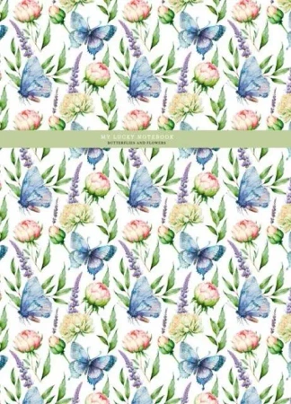 Notatnik 145x197/48K kratka kwiaty i motyle FRESH