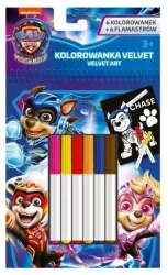 Zestaw kolorowanek z flamastrami 12el Psi Patrol - ST-MAJEWSKI