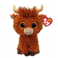 Boos Alfie. Brown highland cow 15cm - Meteor
