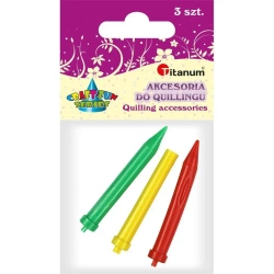 Igła do quillingu mix 3szt - Titanum