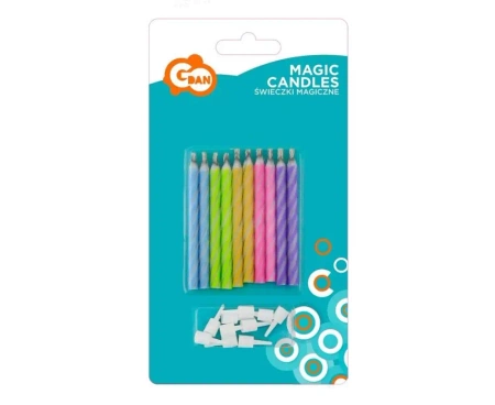 Świeczki magiczne pastelowe - Godan