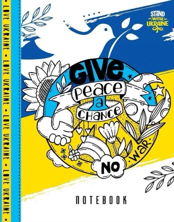 Notatnik ozdobny A5/64K kratka TW Peace - pokój - Fresh