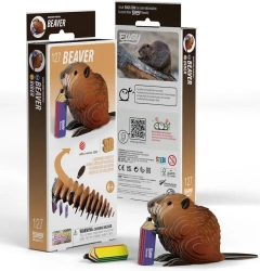 Bóbr Eugy. Eko Układanka 3D - Eugy